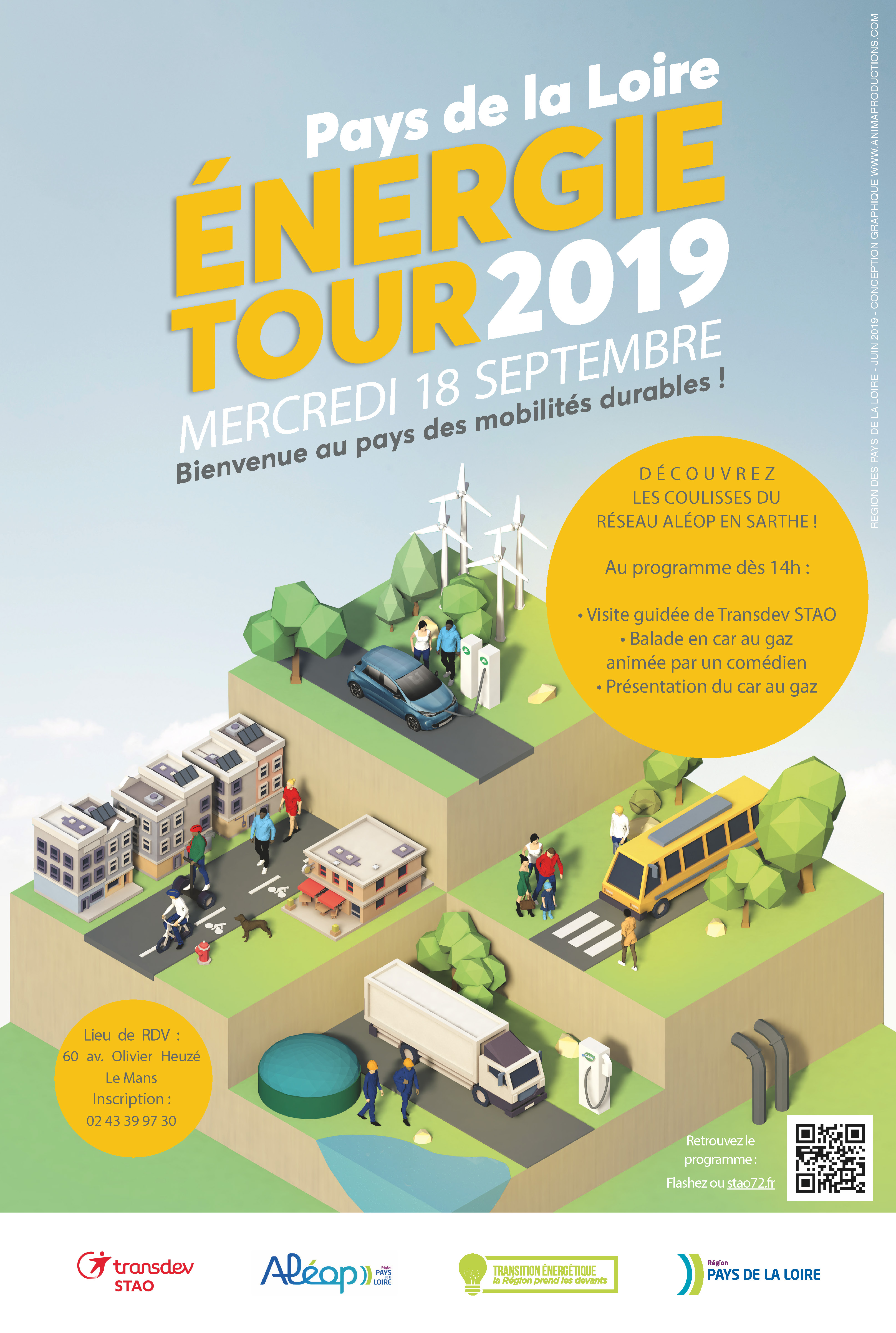 Affiche Energie Tour Pays de la Loire